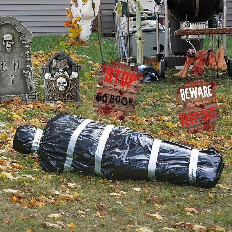 Inflatable Corpse Props, 1 Set Outdoor Halloween Decorations, Halloween Decorations for Home Yard Garden, Halloween Costumes