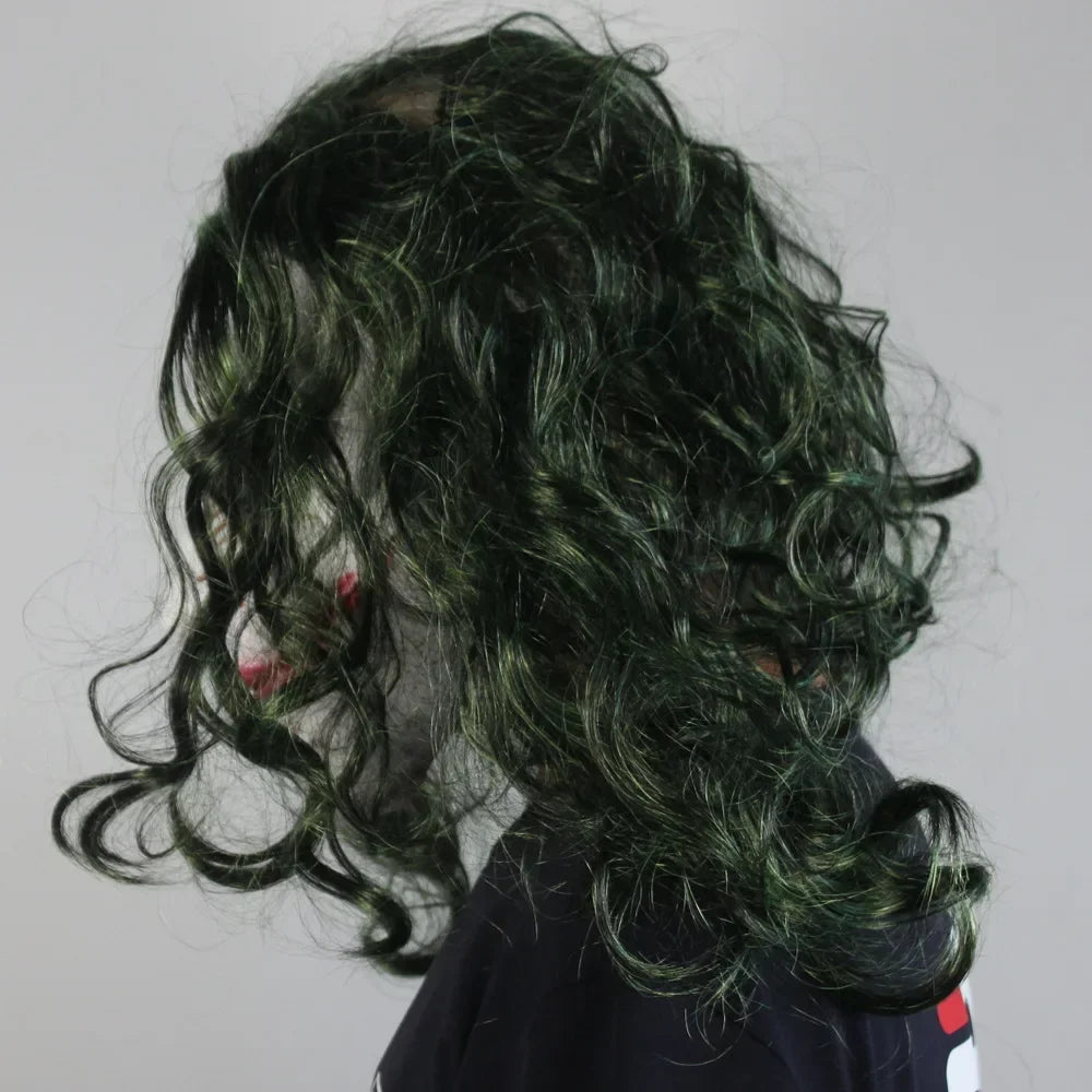 Heath Ledger Clown Joker Latex Masker Halloween Pruik Hoofddeksel Cosplay Platex Masker Halloween Pruik Hoofddeksel Cosplay Prop